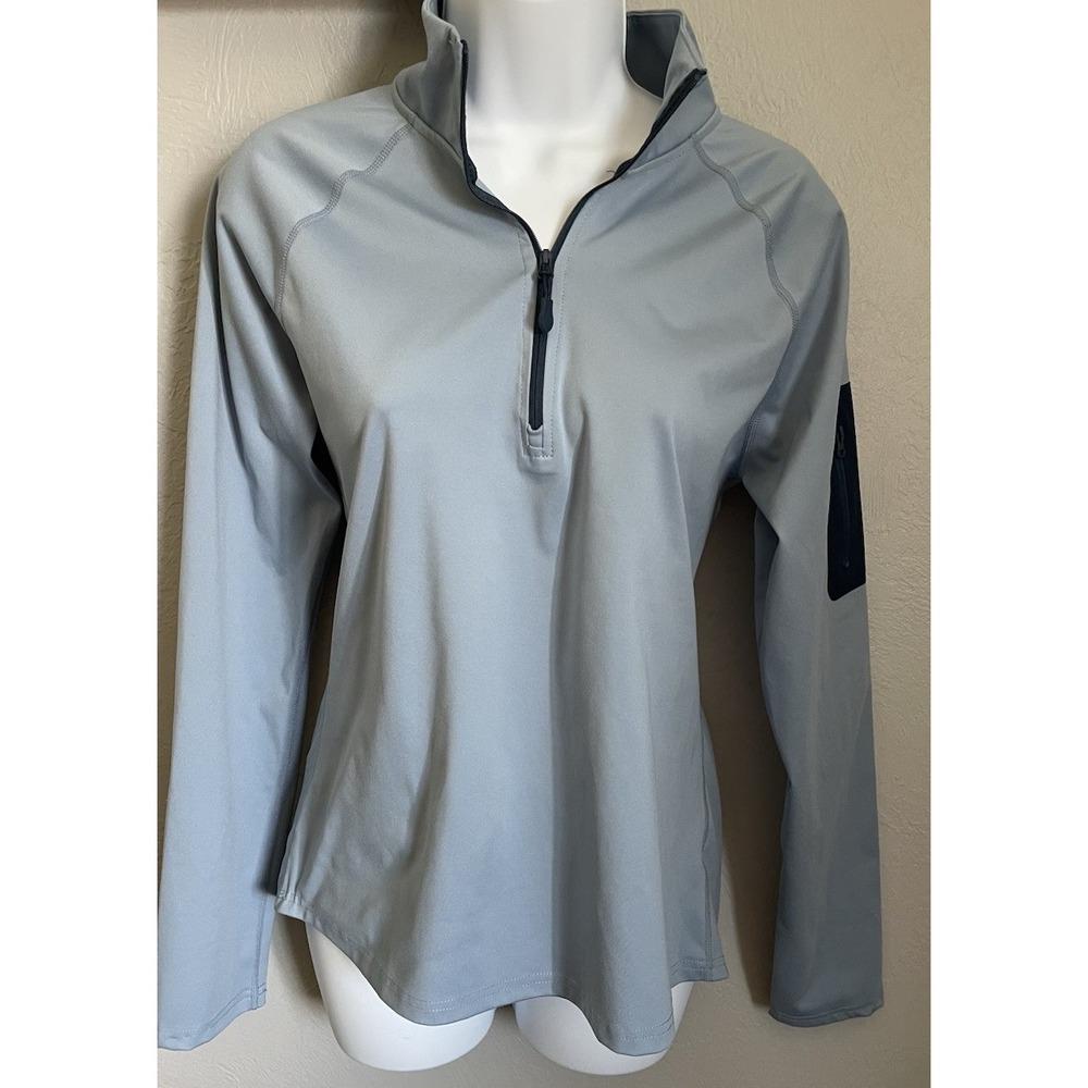 Sierra Designs Women's Long Sleeve Blue Half Zip Runners Pullover‎ Size M Medium